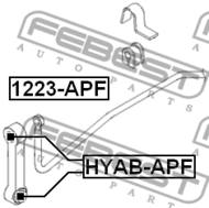 1223-APF - Łącznik stabilizatora FEBEST /przód/ HYUNDAI ATOS/ATOS PRIME 01-14