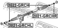 2021-GRCHL - Końcówka kierownicza FEBEST /L/ JEEP GRAND CHEROKEE 04-10