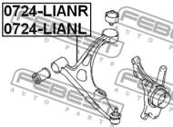 0724-LIANL - Wahacz FEBEST /L/ SUZUKI LIANA 01-08