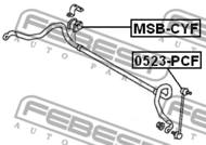 MSB-CYF - Poduszka stabilizatora FEBEST /przód/ MITSUBISHI LANCER CY 07-