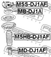 MD-DJ1AF - Odbój amortyzatora FEBEST /przód/ MITSUBISHI GALANT 06-12