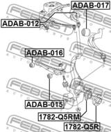 ADAB-016 - Tuleja wahacza FEBEST /przód dolny/ VAG A4 AVANT 08-15