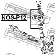 NOS-P12 - Zestaw naprawczy zwrotnicy FEBEST NISSAN PRIMERA 01-07
