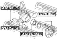 HYAB-TUC2 - Tuleja zwrotnicy FEBEST /tył/ HYUNDAI TUCSON 04-10