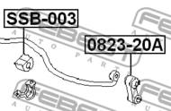 SSB-003 - Poduszka stabilizatora FEBEST /przód/ 19 .2 SUBARU IMPREZA 00-07