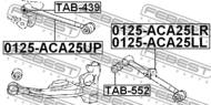 TAB-552 - Tuleja wahacza FEBEST /tył/ TOYOTA RAV4 00-05