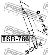 TSB-786 - Odbój amortyzatora FEBEST /tył/ TOYOTA SPRINTER 91-02