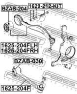 1629-212-KIT - Elem.mocowania wahacza FEBEST DB E 212 4 MATIC 08-13 /zestaw/