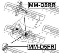 MM-D5RR - Poduszka silnika FEBEST /tył/ MITSUBISHI OUTLANDER 06-12
