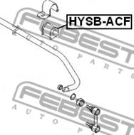 HYSB-ACF - Poduszka stabilizatora FEBEST /przód/ 18 HYUNDAI ACCENT/VERNA 99-13