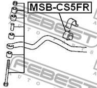 MSB-CS5FR - Poduszka stabilizatora FEBEST /przód/ 24 MITSUBISHI LANCER 00-09