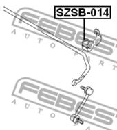 SZSB-014 - Poduszka stabilizatora FEBEST /tył/ 14 SUZUKI LIANA 01-08