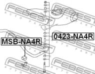 MSB-NA4R - Poduszka stabilizatora FEBEST /tył/ 44010 MITSUBISHI GRANDIS 03-09