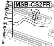 MSB-CS2FR - Poduszka stabilizatora FEBEST /przód/ MITSUBISHI LANCER 00-09/JEEP COMPASS/PATRIOT 06-/DODGE CALI
