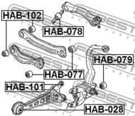 HAB-101 - Tuleja wahacza FEBEST /tył/ HONDA ACCORD 94-98 (2szt na stronę)