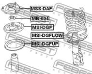 MB-004 - Łożysko amortyzatora FEBEST /przód/ MITSUBISHI LANCER CEDIA 00-03