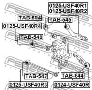TAB-547 - Tuleja wahacza FEBEST /tył/ LEXUS LS460/460L 06-12