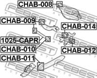 CHAB-011 - Tuleja wahacza FEBEST /tył/ CHEVROLET CAPTIVA 07-