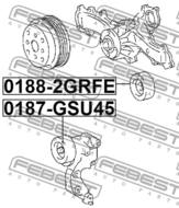 0187-GSU45 - Rolka napinacza FEBEST /zestaw/ TOYOTA RAV4 05-13