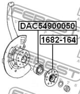 DAC54900050 - Łożysko koła -zestaw FEBEST DB ML 164 04-11