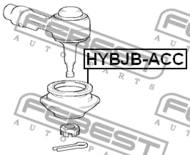 HYBJB-ACC - Końcówka kierownicza FEBEST /osłona/ HYUNDAI ELANTRA/LANTRA 00-06