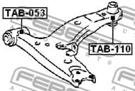 TAB-110 - Tuleja wahacza FEBEST /tył/ TOYOTA COROLLA 95-00