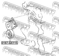 0187-GX115 - Rolka napinacza FEBEST /zestaw/ TOYOTA MARK 2/CHASER/CRESTA 96-01