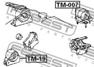 TM-007 - Poduszka silnika FEBEST /tył/ TOYOTA COROLLA 95-00