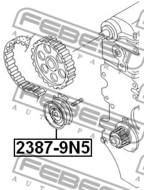 2387-9N5 - Rolka rozrządu napinająca FEBEST VAG A3 03-13
