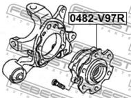 0482-V97R - Piasta koła FEBEST /tył/ MITSUBISHI PAJERO/MONTERO 06-