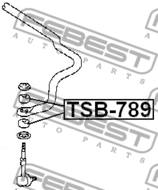TSB-789 - Poduszka stab.FEBEST /przód/ /do łącznika/ TOYOTA LAND CRUISER 100 98-07