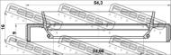 95HBY-35540916R - Uszczelniacz FEBEST /simmering/ /półoś/ 35X54X9X16 TOYOTA CARINA 92-97