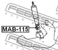 MAB-115 - Tuleja amortyzatora FEBEST /przód/ MITSUBISHI PAJERO 91-04