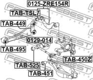 TAB-495 - Tuleja wahacza FEBEST TOYOTA CAMRY/HYBRID 11-