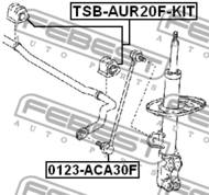 TSB-AUR20F-KIT - Poduszka stabilizatora FEBEST /przód kpl/ 25mm TOYOTA ESTIMA 06-/TOYOTA VERSO