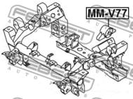 MM-V77 - Mocowanie dyferencjału FEBEST /przód/ MITSUBISHI PAJERO/MONTERO 06-