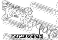 DAC46804043 - Łożysko koła -zestaw FEBEST /przód/ 46X8 0X40X43 NISSAN CEDRIC/GLORIA 99-04