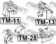 TM-11 - Poduszka silnika FEBEST /P/ TOYOTA COROLLA 00-08