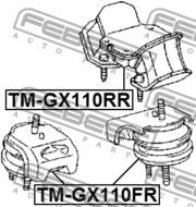 TM-GX110FR - Poduszka silnika FEBEST /przód/ TOYOTA ALTEZZA/ALTEZZA GITA 98-05