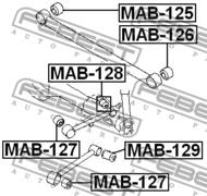 MAB-128 - Tuleja wahacza FEBEST /górna/ MITSUBISHI PAJERO PININ/IO 99-05