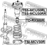 TSS-MCU30RL - Mocowanie amortyzatora FEBEST /tył L/ TOYOTA KLUGER 00-07