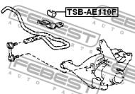 TSB-AE110F - Poduszka stabilizatora FEBEST /przód/ 20 TOYOTA COROLLA 95-00