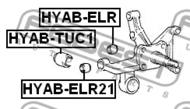 HYAB-ELR21 - Tuleja zwrotnicy FEBEST /tył/ HYUNDAI ELANTRA/LANTRA 95-00