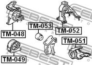 TM-052 - Poduszka silnika FEBEST /tył/ TOYOTA CARINA 92-97