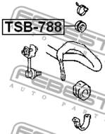 TSB-788 - Poduszka stabilizatora FEBEST /przód/ /do łącznika/ TOYOTA LITE/TOWNACE/NOAH 96-07