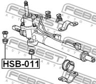 HSB-011 - Tuleja przekładni układu kierowniczego FEBEST HONDA ODYSSEY 94-99