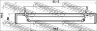 95HBY-38631017C - Uszczelniacz FEBEST /simmering/ półoś 38X63X10X16,6 TOYOTA HIACE 98-/LEXUS IS/GS