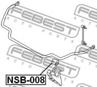NSB-008 - Poduszka stabilizatora FEBEST /przód/ 27 NISSAN TERRANO/PATHFINDER 95-03