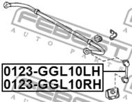 0123-GGL10LH - Łącznik stabilizatora FEBEST /tył L/ TOYOTA ALPHARD/VELLFIRE/HV 15-