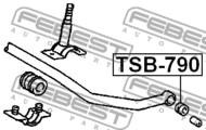 TSB-790 - Poduszka stabilizatora FEBEST /przód/ 14 TOYOTA HIACE/REGIUSACE 89-04